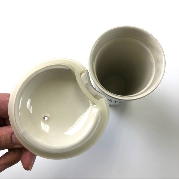 𝅺RAE Dunn ceramic Drink tea/coffee travel mug - Picture 2 of 5